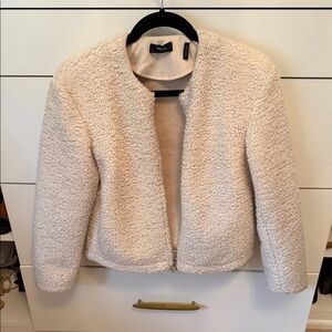 Theory Women's Cream Teddy Jacket